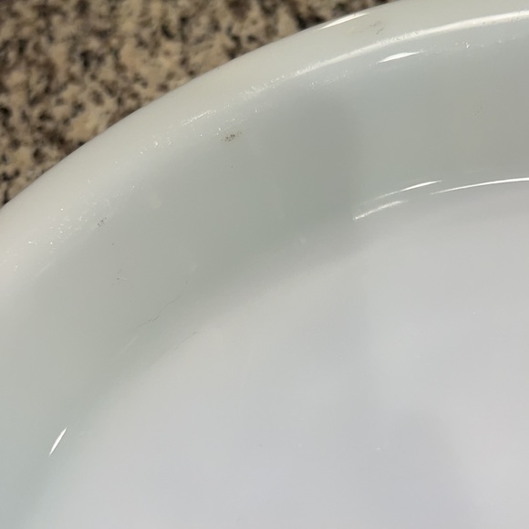 Green Pyrex Pie Dish - Picture 3 of 7